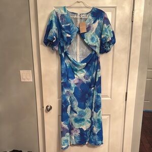 A.L.C. Blue Floral Dress